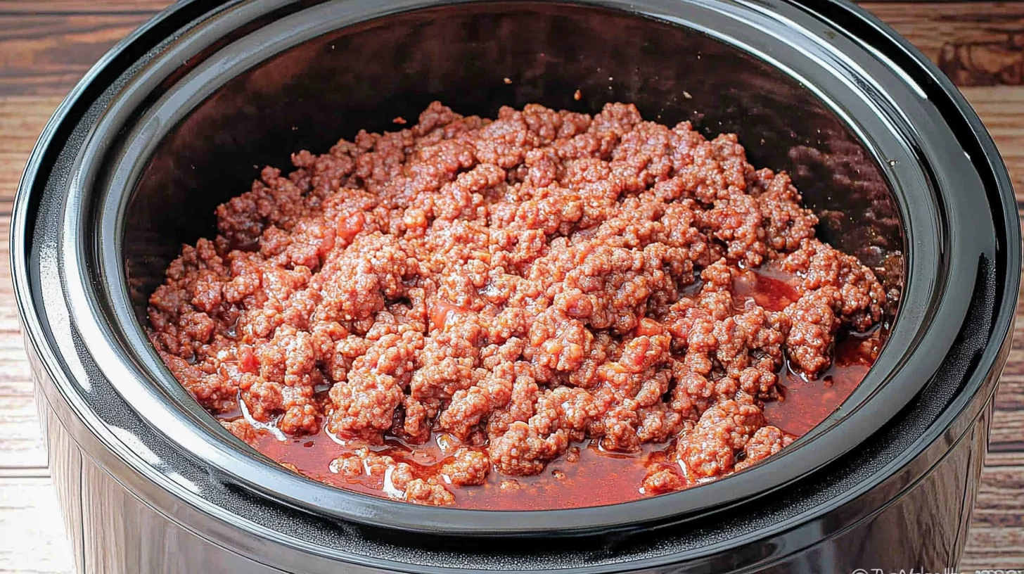 Home 4 Can you put raw ground beef in a slow cooker?