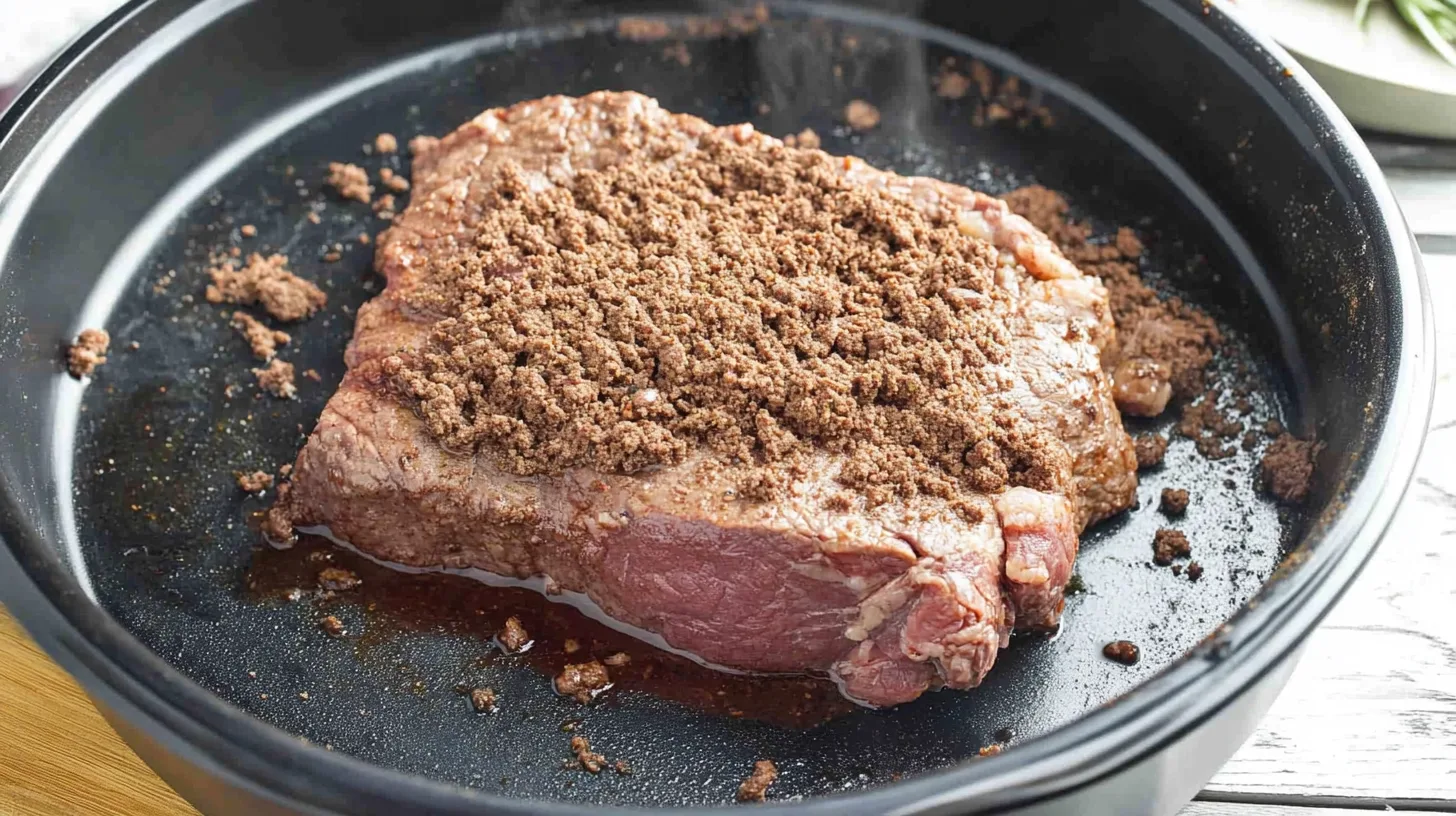 Home 13 Do I have to brown ground beef before slow cooker?