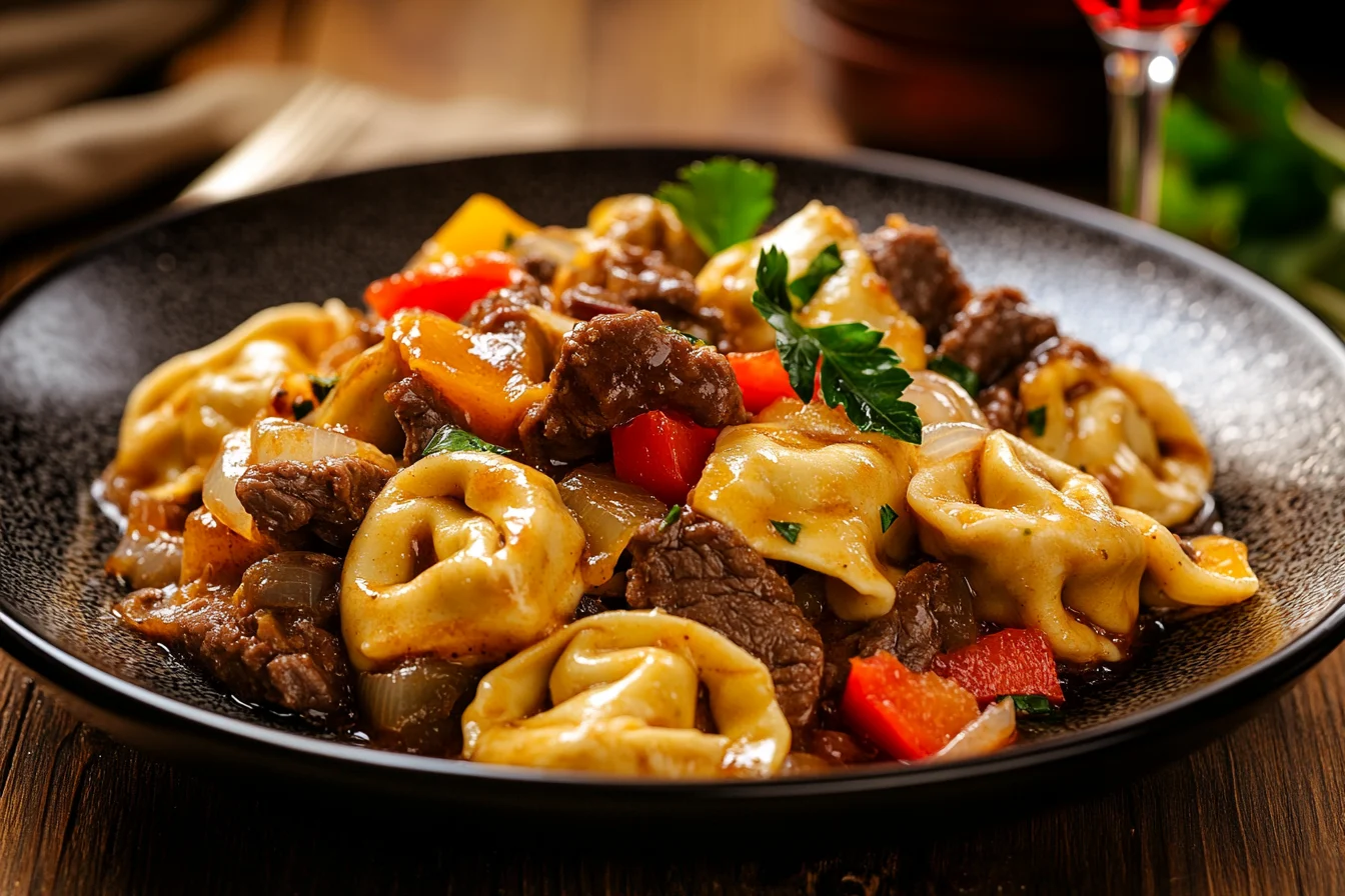 Home 4 Philly Cheesesteak Tortellini in Rich Provolone Sa …