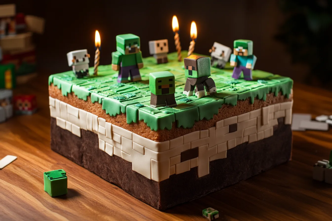 Home 11 How to Make a Minecraft Cake