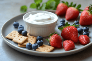 Can I Eat Graham Crackers While Losing Weight? Tips for a Balanced Diet 2 "Graham crackers neatly placed on a modern kitchen scale, symbolizing portion control for weight management."