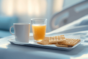 An infographic highlighting the nutritional benefits of graham crackers, including 'easy to digest' and 'quick energy boost.'