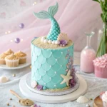 A Stunning Mermaid Cake With A Sculpted Fondant Me