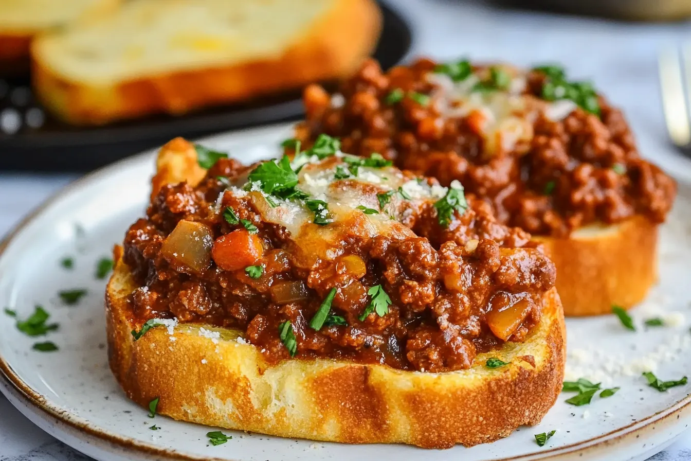 Home 6 sloppy joe texas toast